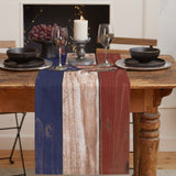 American Independence Day punk style Table Runner Place Mats - LeobonZone