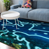 Summer ocean biological Sponge Rillet Rubber Rugs - LeobonZone