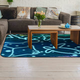 Summer ocean biological Sponge Rillet Rubber Rugs - LeobonZone