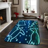 Summer ocean biological Sponge Rillet Rubber Rugs - LeobonZone