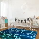 Summer ocean biological Right Angle Felt Rugs - LeobonZone