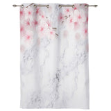 Pink Marble peach blossom window curtains - LeobonZone