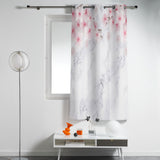 Pink Marble peach blossom window curtains - LeobonZone