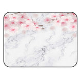 Pink Marble peach blossom Sponge Rillet Rubber Rugs - LeobonZone
