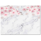 Pink Marble peach blossom Right Angle Felt Rugs - LeobonZone