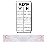 Pink Marble peach blossom Table Runner Place Mats - LeobonZone