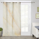 Beige Marble Texture window curtains