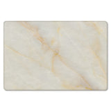 Beige Marble Texture Leather Doormat - LeobonZone