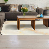 Beige Marble Texture Sponge Rillet Rubber Rugs - LeobonZone
