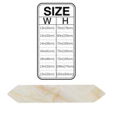 Beige Marble Texture Table Runner Place Mats Sharp Angle - LeobonZone