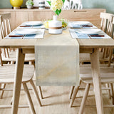 Beige Marble Texture Table Runner Place Mats - LeobonZone