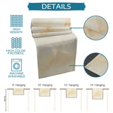 Beige Marble Texture Table Runner Place Mats - LeobonZone