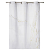 Simplicity Gray Marble texture window curtains - LeobonZone