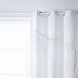 Simplicity Gray Marble texture window curtains - LeobonZone