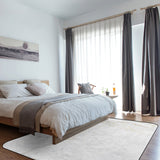 Simplicity Gray Marble texture Sponge Rillet Rubber Rugs - LeobonZone