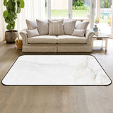 Simplicity Gray Marble texture Sponge Rillet Rubber Rugs - LeobonZone