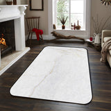 Simplicity Gray Marble texture Sponge Rillet Rubber Rugs - LeobonZone