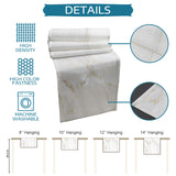 Simplicity Gray Marble texture Table Runner Place Mats - LeobonZone