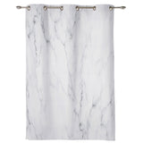 Gray Marble Texture window curtains - LeobonZone