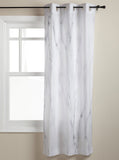 Gray Marble Texture window curtains - LeobonZone