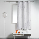 Gray Marble Texture window curtains - LeobonZone