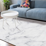 Gray Marble Texture Sponge Rillet Rubber Rugs - LeobonZone