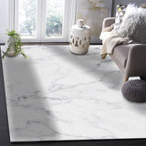 Gray Marble Texture Right Angle Felt Rugs - LeobonZone