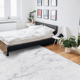 Gray Marble Texture Right Angle Felt Rugs - LeobonZone