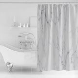 Gray Marble Texture Waterproof Durable Shower Curtain - LeobonZone