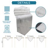 Gray Marble Texture Table Runner Place Mats Sharp Angle - LeobonZone