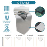 Gray Marble texture of tropical plants and water Table Runner Place Mats Sharp Angle - LeobonZone