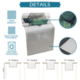 Gray Marble texture of tropical plants and water Table Runner Place Mats - LeobonZone