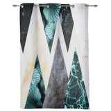 Marbling texture of tropical plants and water window curtains - LeobonZone