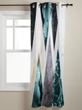 Marbling texture of tropical plants and water window curtains - LeobonZone