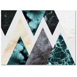 Marbling texture of tropical plants and water Right Angle Felt Rugs - LeobonZone