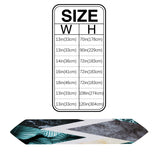 Marbling texture of tropical plants and water Table Runner Place Mats Sharp Angle - LeobonZone