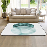 Simplicity Marbling texture of tropical plants Sponge Rillet Rubber Rugs