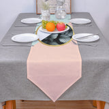 Pink Marbling texture of tropical plants Table Runner Place Mats Sharp Angle - LeobonZone