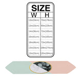Pink Marbling texture of tropical plants Table Runner Place Mats Sharp Angle - LeobonZone