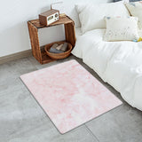 Pink Marble Texture Leather Doormat - LeobonZone