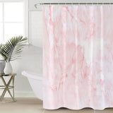 Pink Marble Texture Waterproof Durable Shower Curtain - LeobonZone