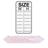 Pink Marble Texture Table Runner Place Mats Sharp Angle - LeobonZone
