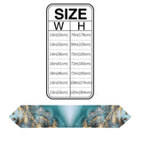 Marble texture Golden line Table Runner Place Mats Sharp Angle - LeobonZone