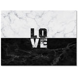 Black and white marble texture Right Angle Felt Rugs - LeobonZone