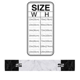 Black and white marble texture Table Runner Place Mats - LeobonZone