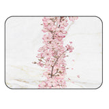 Pink Cherry marble texture Sponge Rillet Rubber Rugs - LeobonZone