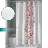 Pink Cherry marble texture Waterproof Durable Shower Curtain - LeobonZone
