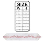 Pink Cherry marble texture Table Runner Place Mats Sharp Angle - LeobonZone