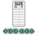 Ginkgo leaf marble texture Table Runner Place Mats Sharp Angle - LeobonZone