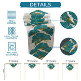 Ginkgo leaf marble texture Table Runner Place Mats Sharp Angle - LeobonZone
